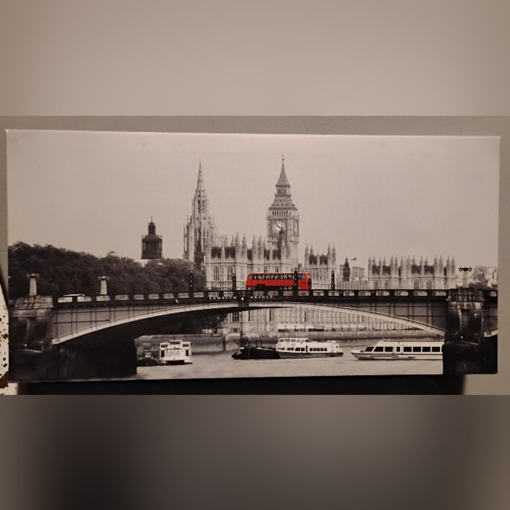 Urban London Canvas Art (20"L×10"H)